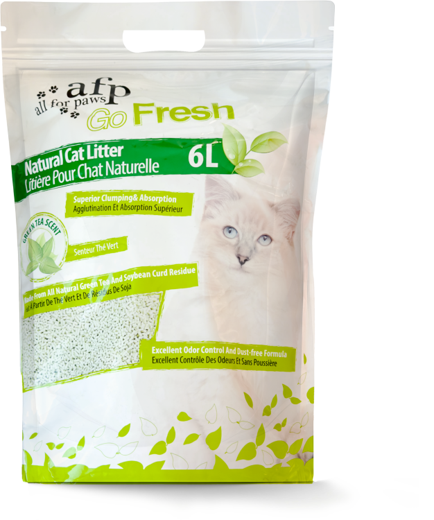 Clumping Natural Cat Litter - Green Tea Scent 6L